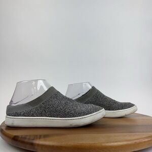 Womens Vince Ventura Gray Knit Slip On Casual Comfort Low Sneakers Shoes Size 6
